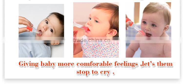 Safety medicine feeder/dispenser/dropper for baby with soft BPA free bottle