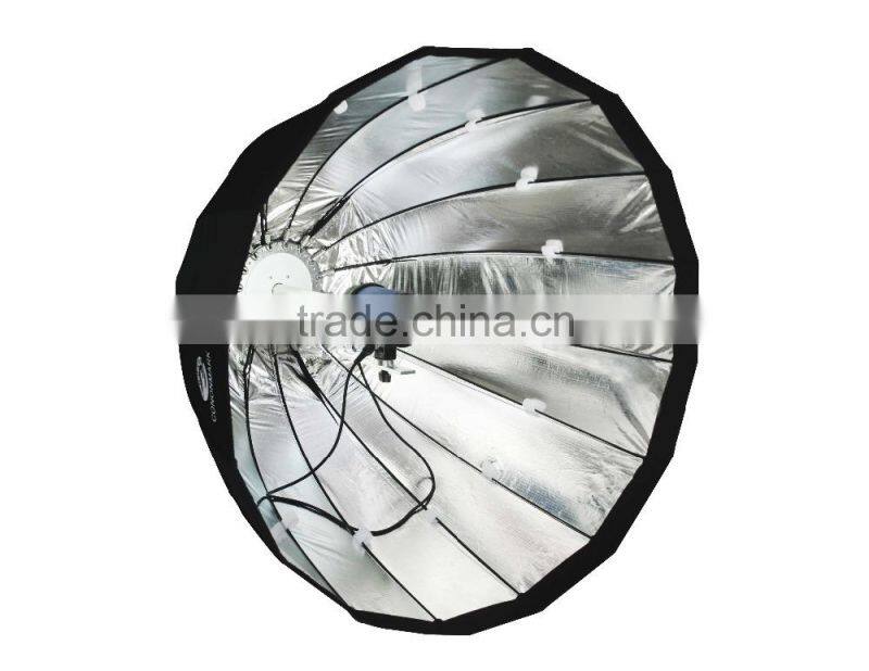 CONONMARK 120CM parabolic Softbox for photolight with mount comet