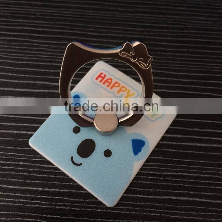 Hot sell universal portable plastic mobile phone ring holder for desk
