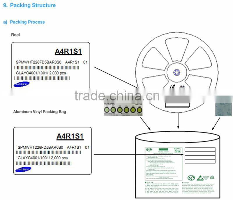 High Quality 55-60LM 0.5W Samsung 2835 SMD LED Strip Light