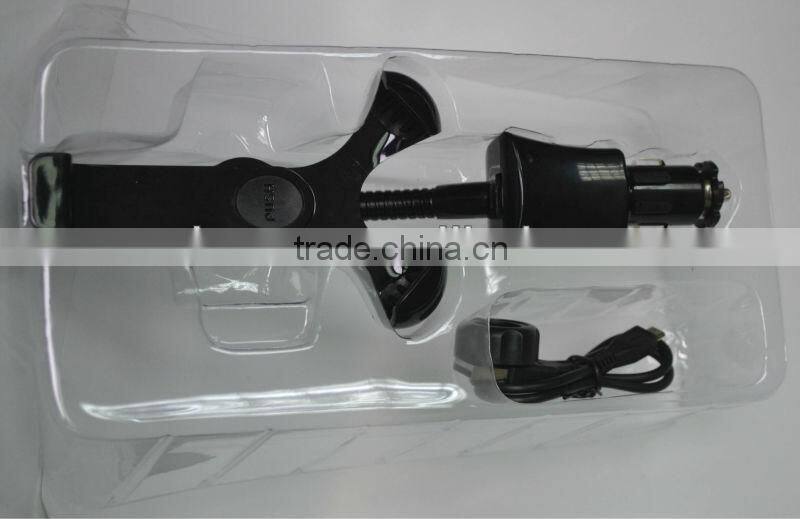 Adjustable usb car holder with charger for iphone/mobile phone,for iphone car holder mount