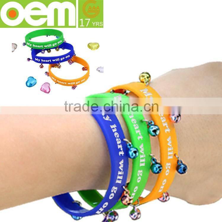 factory direct sales wonderful attractive silicone bracelet ,soft silicone wristband,thin silicone bracelet