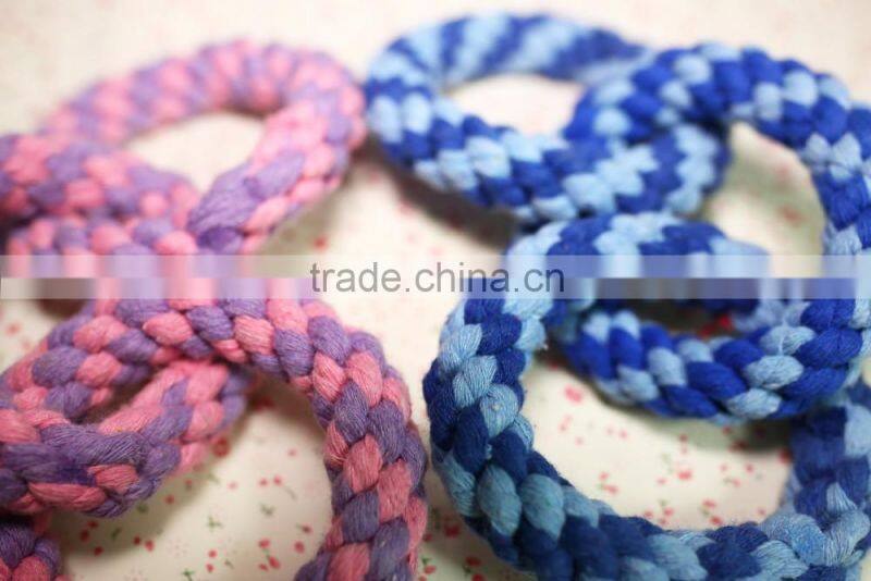 Three rings dog rope toy