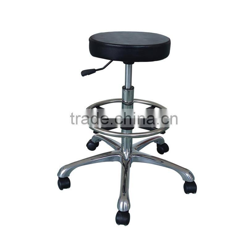PU leather black office antistatic adjustable chair