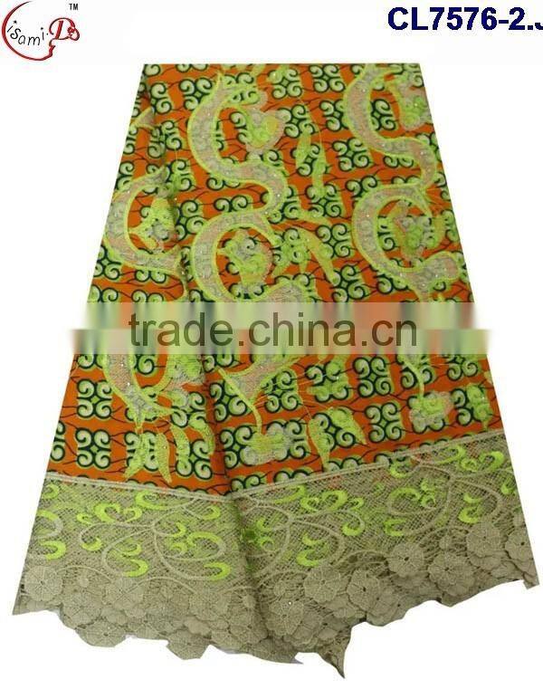 CL7576 2016 Chowleedee top fashion high quality hot selling new arrival wax lace