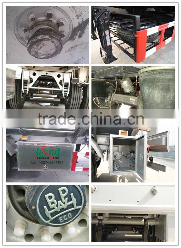 Shengrun Brand 3 Axles Fuel Tanker Trailer For Sale