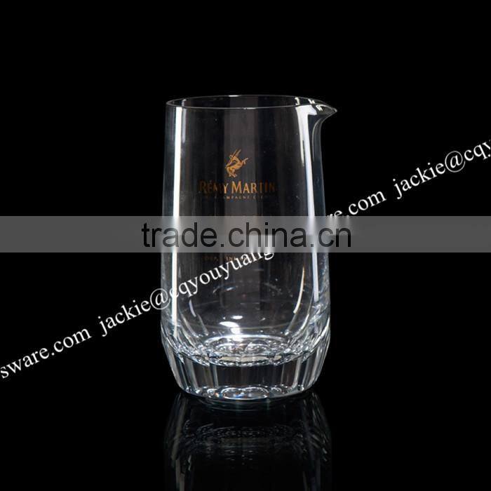 Custom design 480ml super white glass whiskey decanters for sale