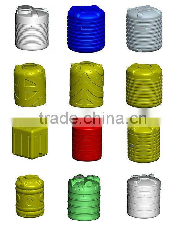 2015 new design beautiful shape cnc producing water container blow molding machine