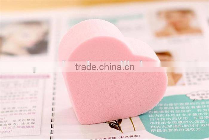 Best Selling Products Heart Beauty Sponge Blender Non Latex Foundation Makeup Puffs for Girls