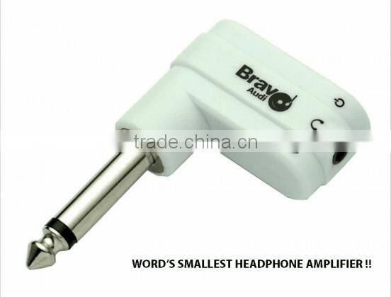 Bravo Audio Mini Rechargeable Guitar Headphone Amplifier