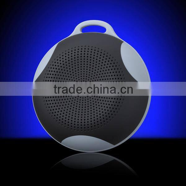 Round Hand Free Portable Wireless Bluetooth Mini Speaker with Rechargeble Battery
