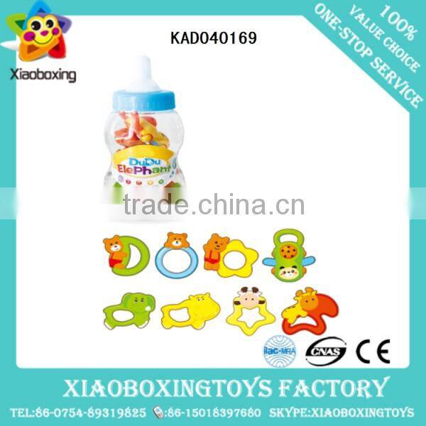 Interesting gift lovely plastic baby bell infant rattle ball toys