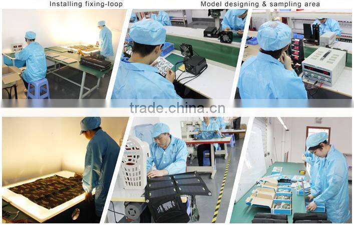 Manufacturer high quality portable cell phone charger folding solar panel led street light solar charging kiosk