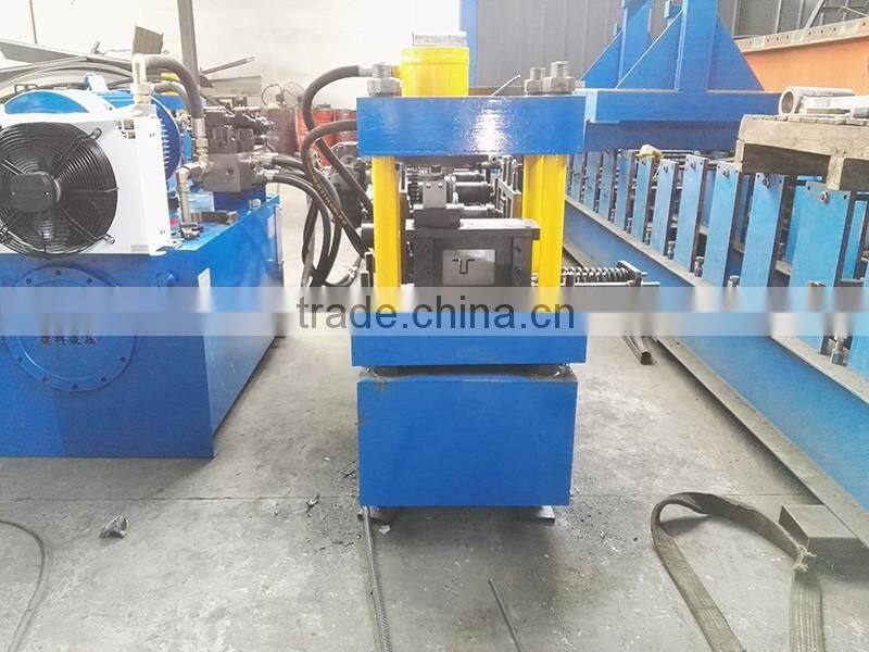 Shanghai Gypsum Board Ceiling Small Steel Strip Furring Channel Making Machine , Omega Channel Batten Roll Forming Machine