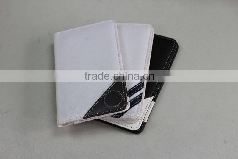 Dongguan factory direct custom Top-quality leather passport holder, Simple style passport cover with custom Customized Logo