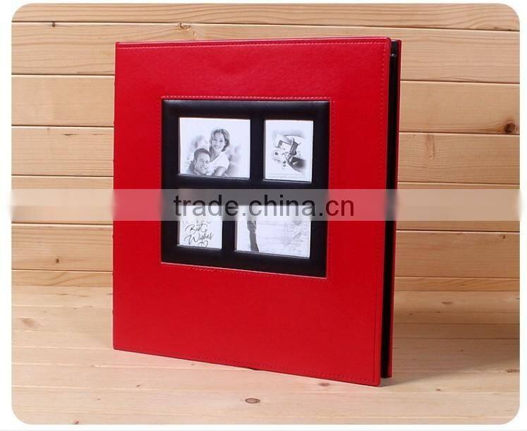 Fashionable photo album inside adhesive PVC sheet