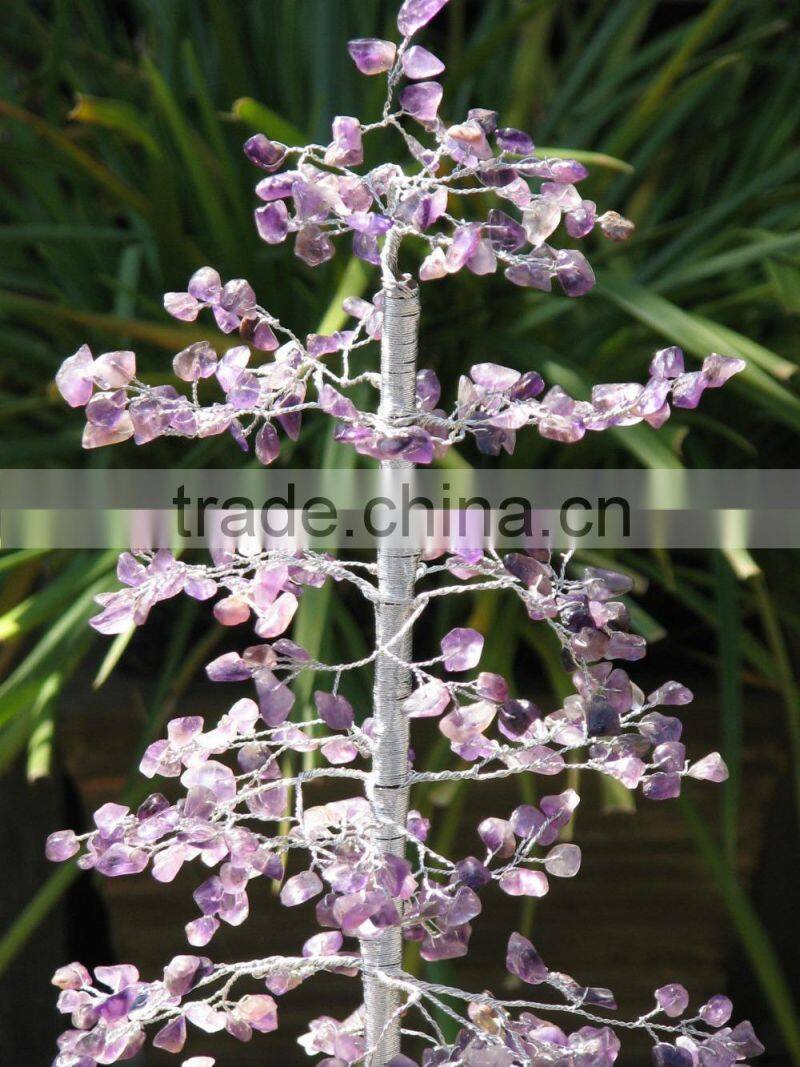 amethyst crytsal christmas tree for decoration