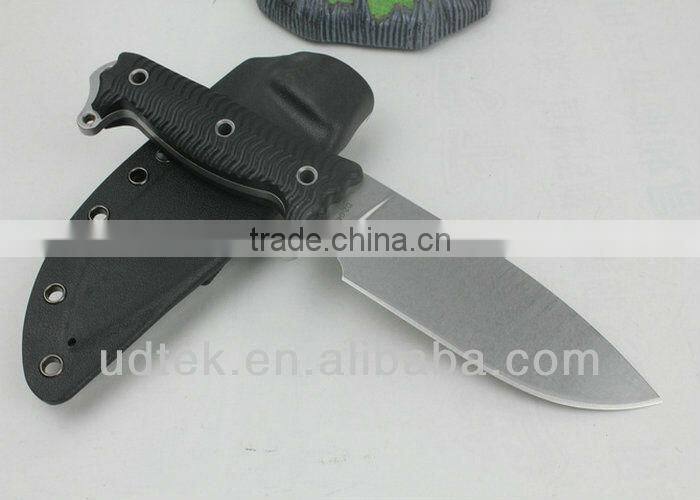 Stone-washed version BASTA Combat Knife Fighting Knife with D2 Blade + G10 Handle UDTEK01299