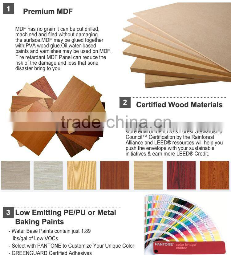 Luxury High End Wood Mall Cosmetic Kiosk