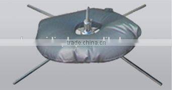 Outdoor beach flag pole , 3.5 m tear drop flying banner stand with cross base and water tank