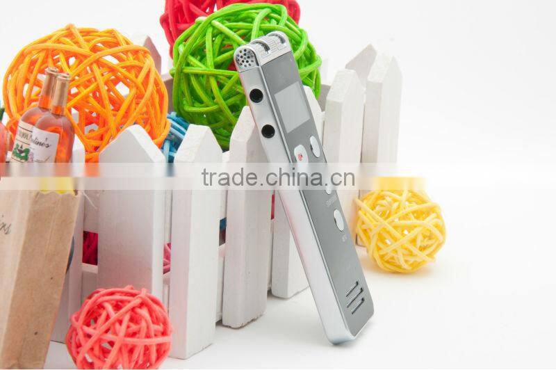 Digital Voice Recorder Pen 8GB Professional Dictaphone MP3 Player with LED