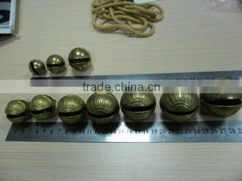 Dia 4.5cm solid brass sleigh bell ,horse bell ,dog bell S1-B01 many sizes available(A286)