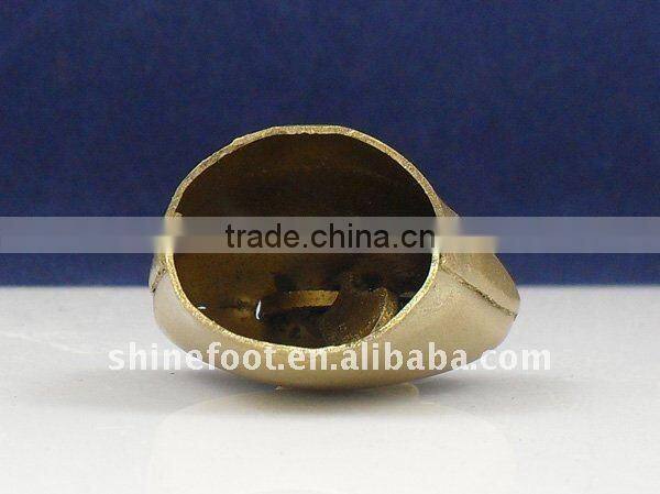 1.5inch colorful painted cow bell A4-C018 with leather strap and keyring as promotional gifts (E146)