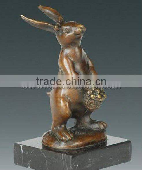 2011 Hot sale small bronze sculptures of Rabbit01 (AL250)