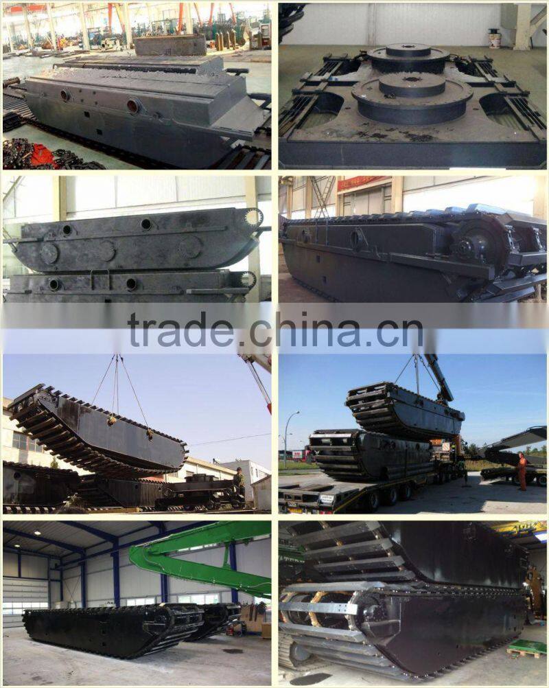 Amphibious Excavator Pontoon Undercarriage , Suitable to 20 to 23Ton Class Excavator , Model: MAX200PU