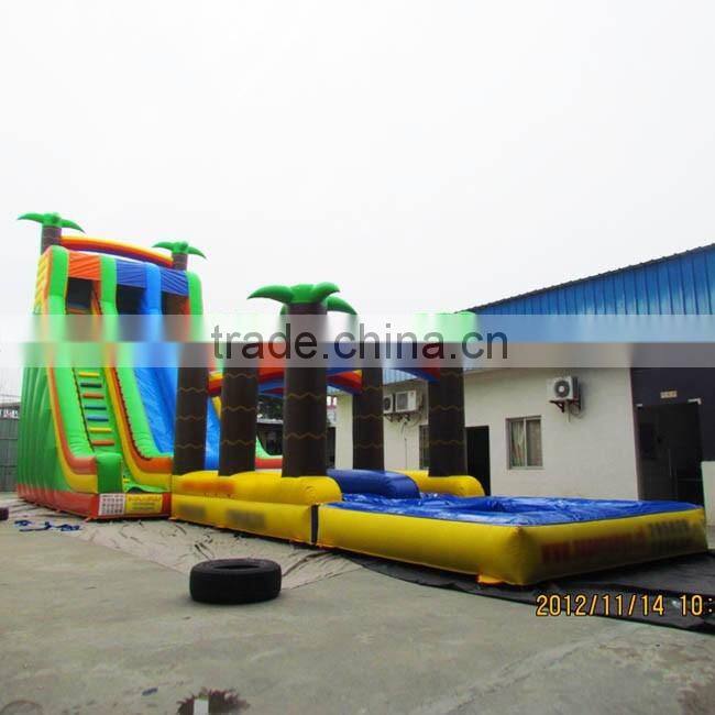 Best quality palm tree inflatable water slide/jumbo water slide inflatable/water slide giant inflatable