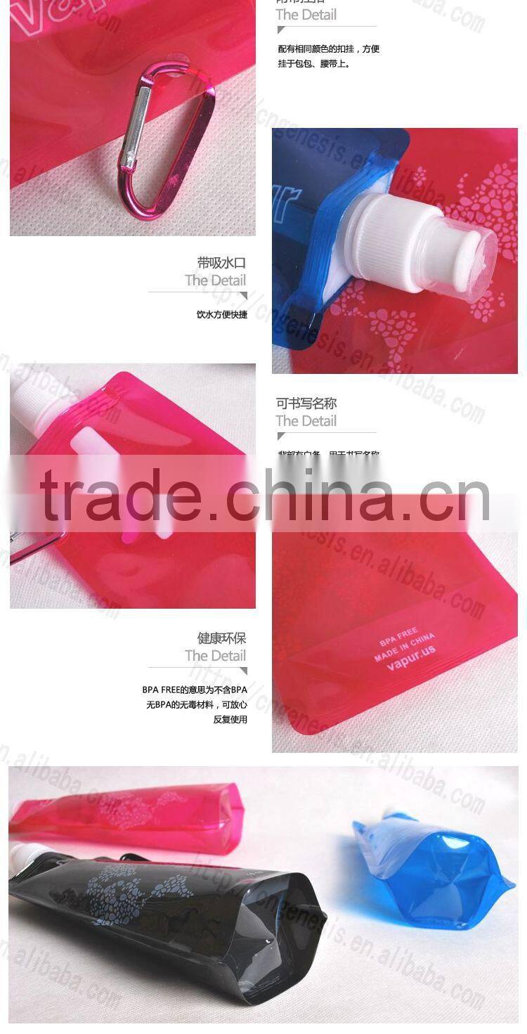 2016 innovative foldable trigger spray bottle with clip