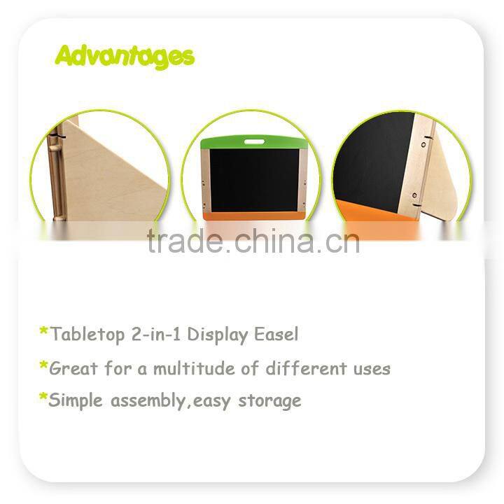 Discovery Kids Wooden 2-in-1 Tabletop Easel