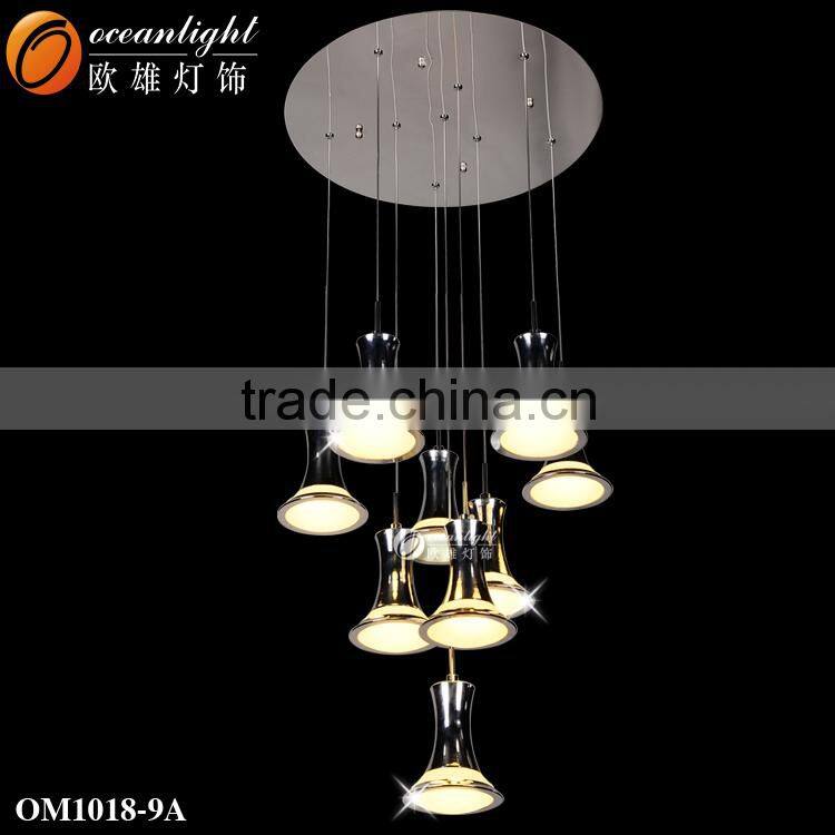 indoor pendant lamp,bangladesh chandelier OM1018-9A