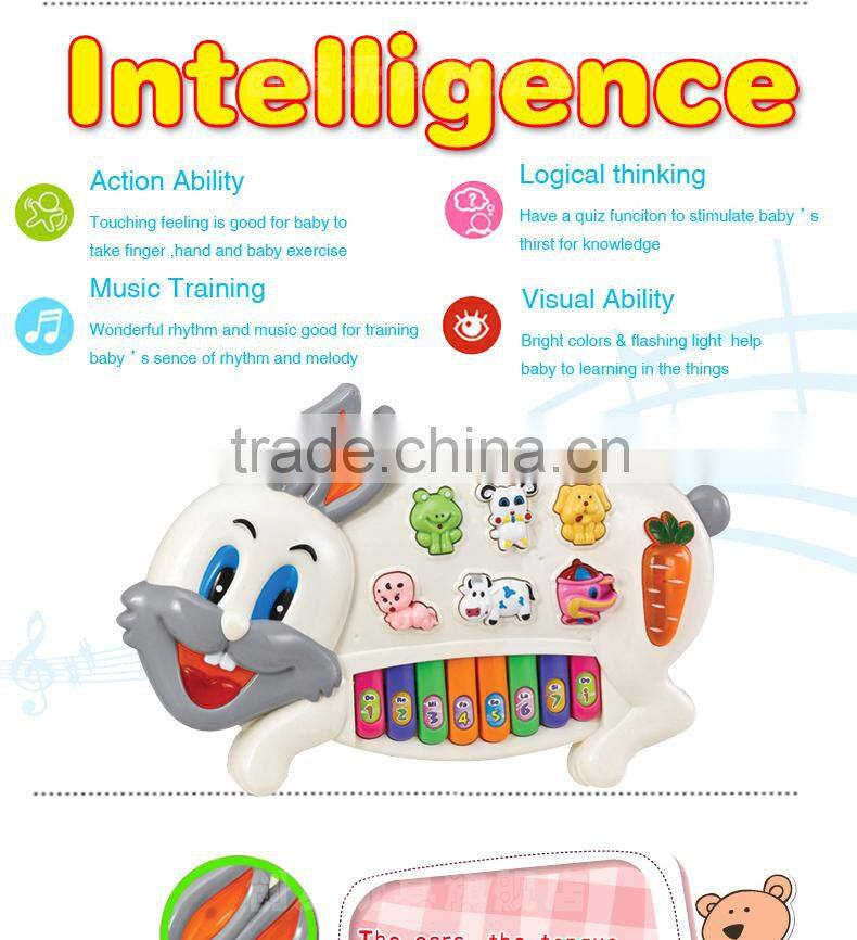 Baby electronics music instrument rabbit piano autism educational toys
