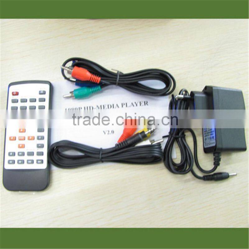Multifunction mini mobile hard disk full hd media player black/mini full hd 1080p media player