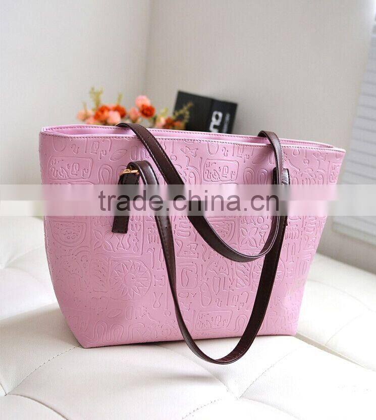 Fashion new products 2015 wholesale women's leather bag