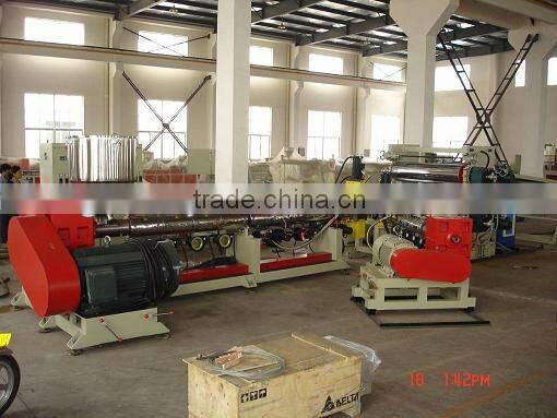 Professional New and recycled Plastic extrusion HD LD PE sheet production line