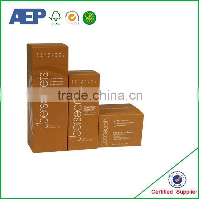high quality colored luxury cosmetic matt box
