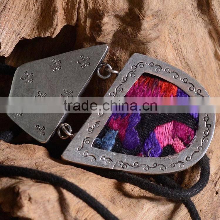 Fashion pendant necklace jewelry embroidery miao necklace used for women clothing