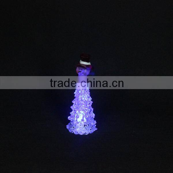 LED Christmas decoration acrylic Christmas artificial tree, artificial flame light