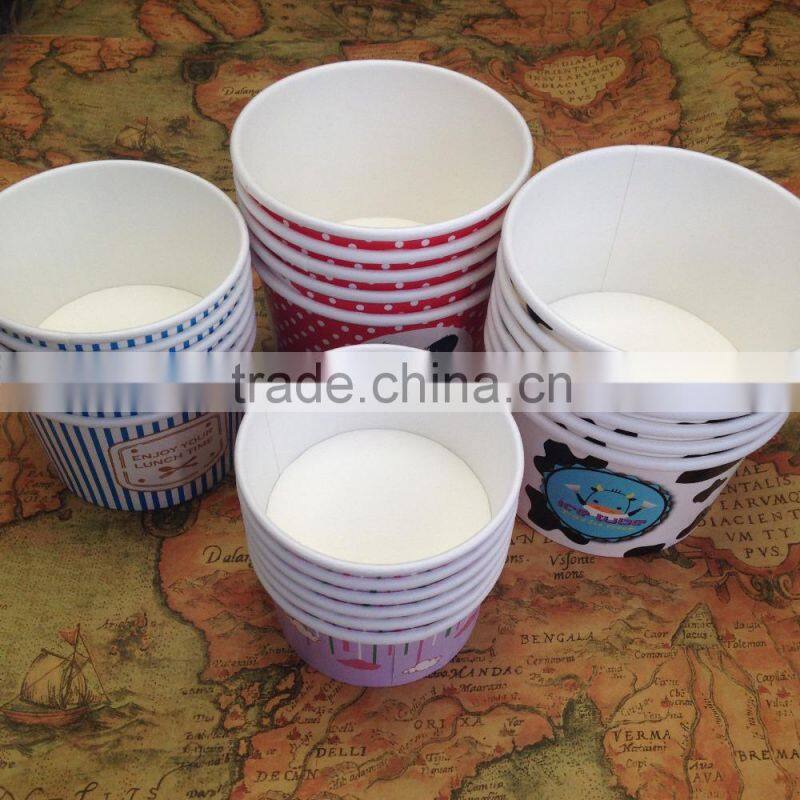 Hot Sale Disposable 250ML Wholesale Ice Cream Containers