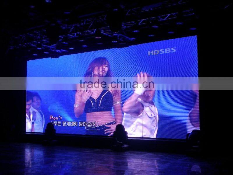 Trade promotion indoor p5 full color video led screen display 5mm led panel price