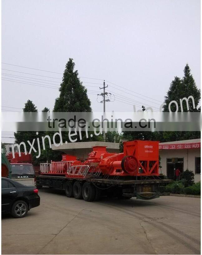 High efficiency double roll crusher with large capacity in brick making machine line