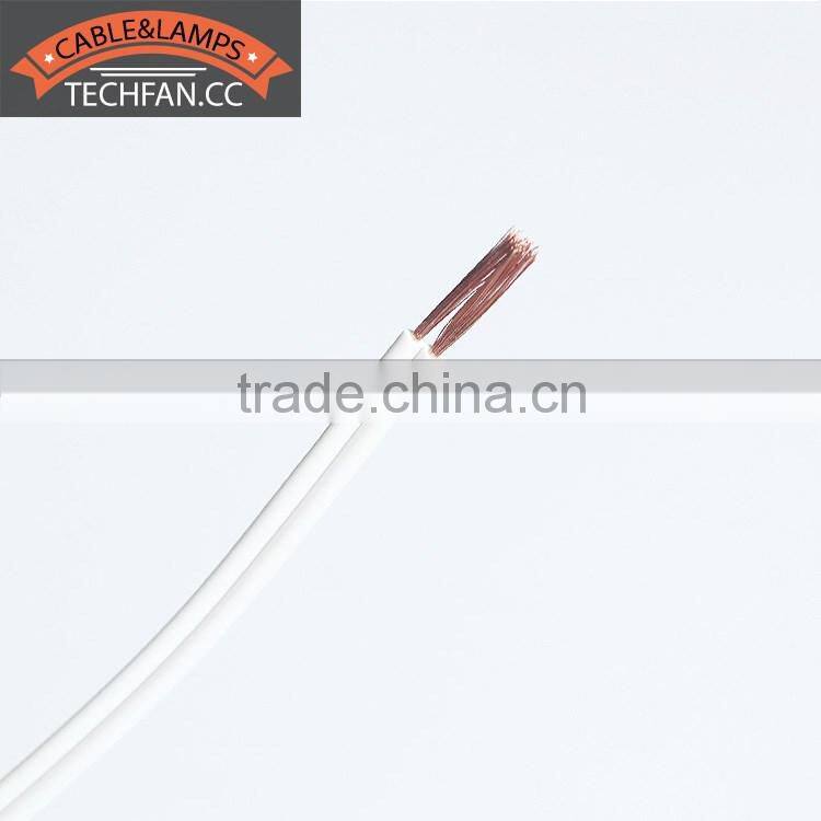 Frosted tined CCA 2x0.75mm2 speaker cable PVC jacket speaker wire