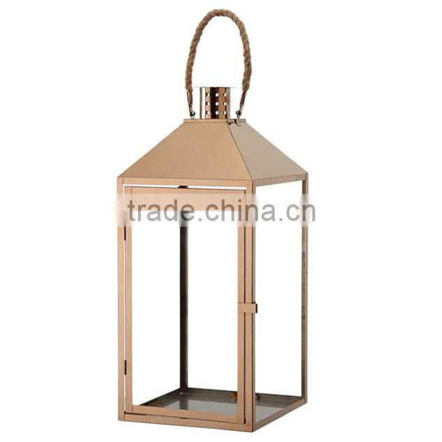 Stainless steel garden candle lantern best price