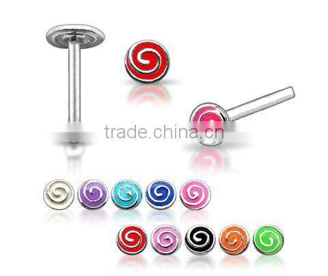 fashion body piercing jewelry crystal nose ring