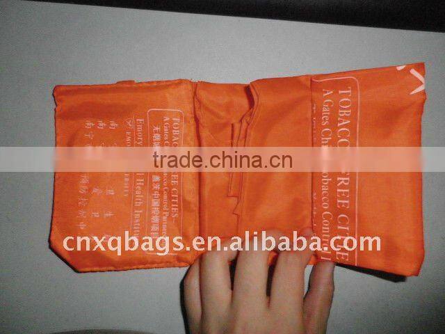 nylon fold bag polyester folding bag non woven folded bag