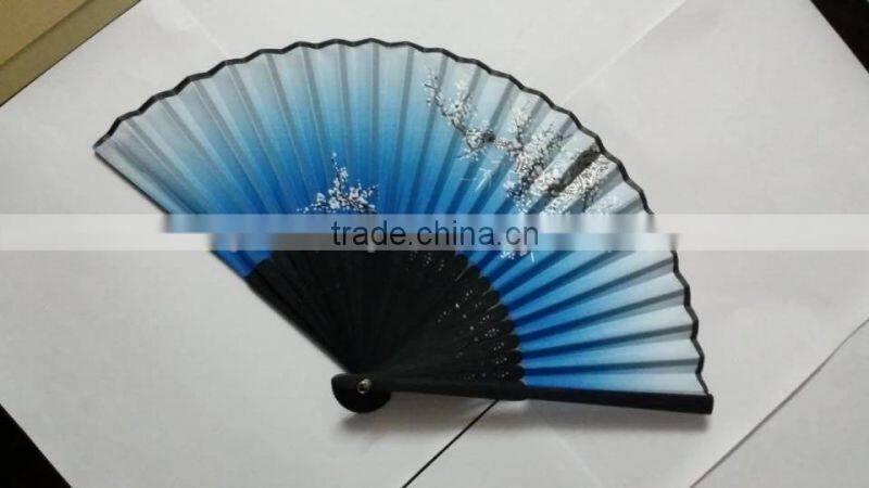 Bamboo silk fan craft fan lady elegant hand fan