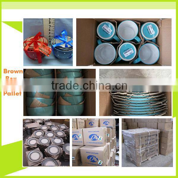 Chinese red 16pcs dinnerware for promotion