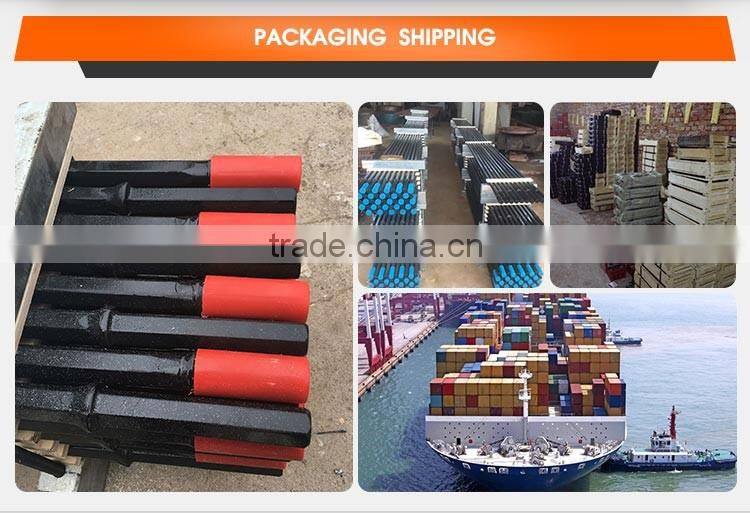 tapered hexagonal hollow drill rod/drill pipe